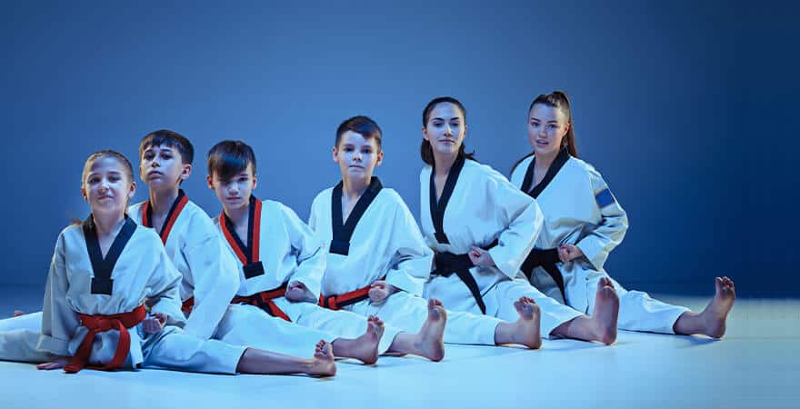 Martial Arts Lessons for Kids in Virginia Beach VA - Kids Group Splits