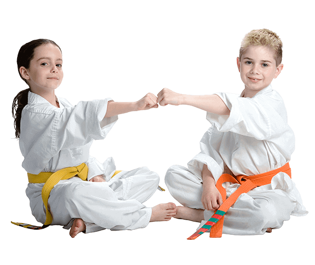 Martial Arts Lessons for Kids in Virginia Beach VA - Kids Greeting Happy Footer Banner